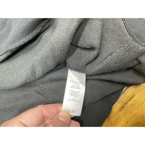 Rag & Bone Womens Long Sleeve Pullover V Neck Sweater Black Size Large - Picture 10 of 12